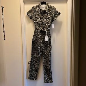 Good American Fit for Success jumpsuit in leopard